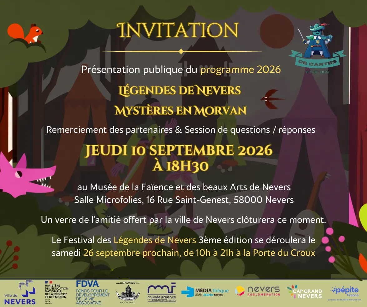 Présentation publique du programme 2026 des Légendes de Nevers